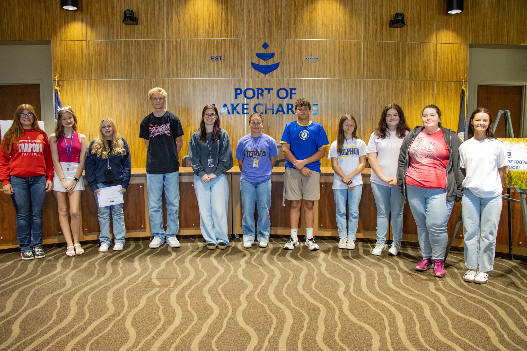 Rice Cook-off Winners at the Port