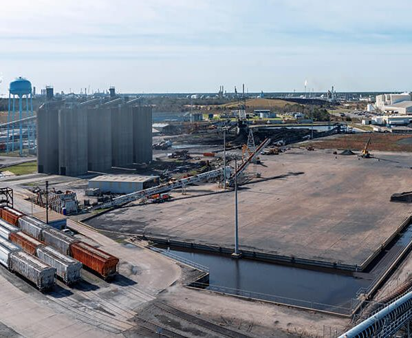 Dual Rail Cargo at the Port of Lake Charles Louisiana